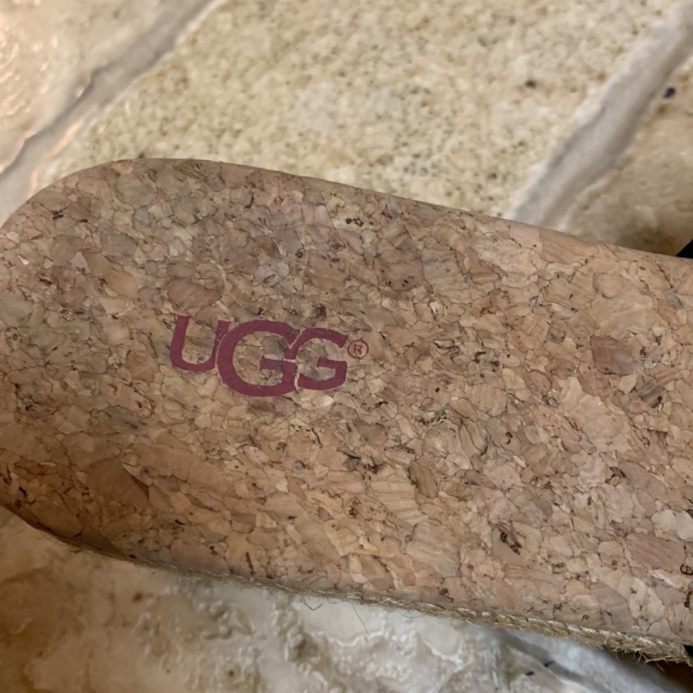 Ugg Kendra Fringe Cork Wedge Sandal - image 7